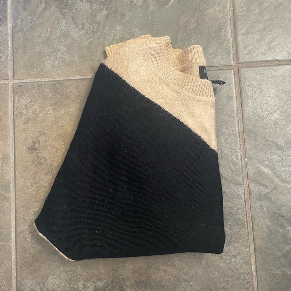 Rachel Zoe Women’s Wool Sweater XS black/beige - Picture 4 of 5